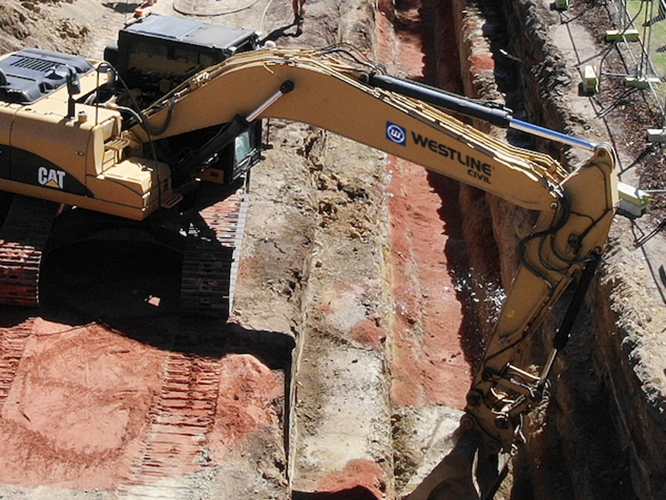 Westline Civil Trench excavator